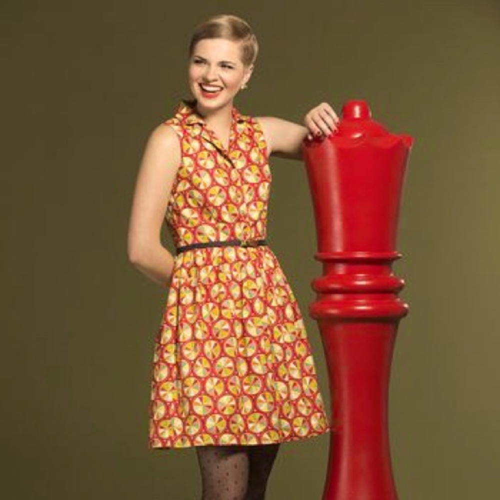 EUC Modcloth Bea & Dot Palette on Parade Dress.
